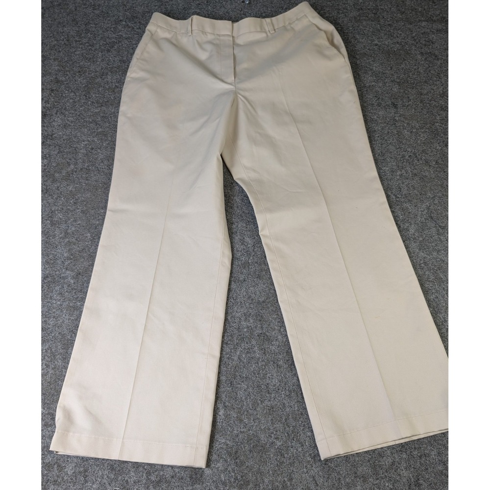 Brooks Brothers 346 Pants Women's 12 Beige Advantage Chino See Notes